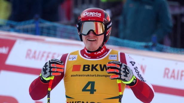 Stefan Babinsky bejubelt den ersten Podestplatz seiner Karriere