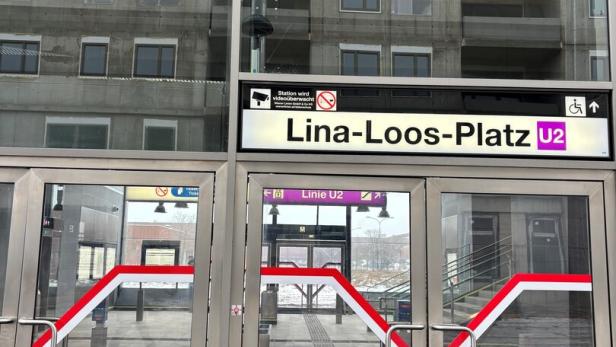 Neue Ubahn Station Lina-Loos-Platz U2
