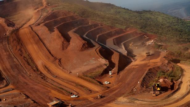 FILE PHOTO: Guinea announces start of production at Simandou iron ore mine project