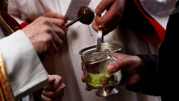 Celebrations on the feast of Spain's patron saint of animals, Saint Anthony, in Madrid