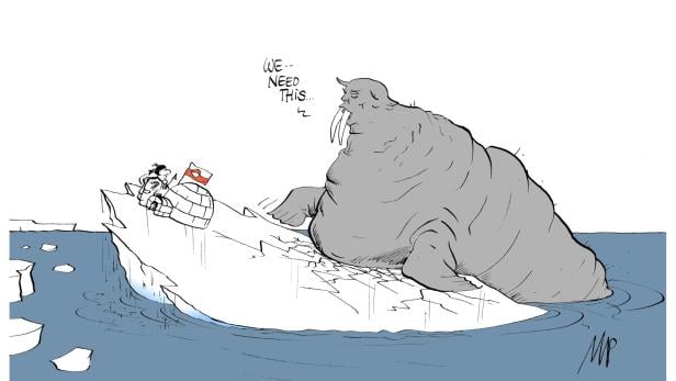 Karikatur von Michael Pammesberger.