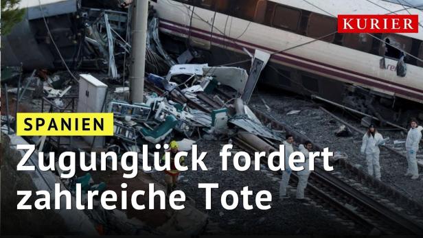Hochgeschwindigkeitszug entgleist: Mindestens 39 Tote in Spanien