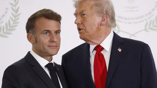 Trump veröffentlicht private Macron-Nachricht und droht mit Mega-Zöllen