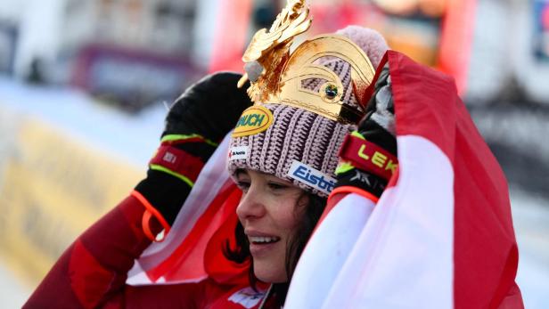 Gekrönt: Julia Scheib am Kronplatz