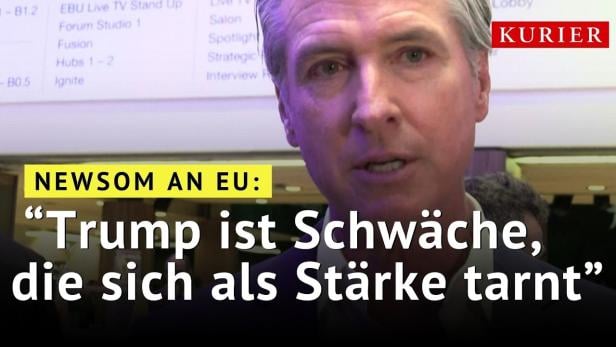 "Trump ist ein T-Rex" - Gavin Newsom mit klarer Botschaft an die EU