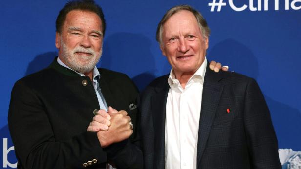 Arnold Schwarzenegger und Franz Klammer