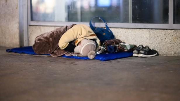 Obdachlos bei Eiseskälte