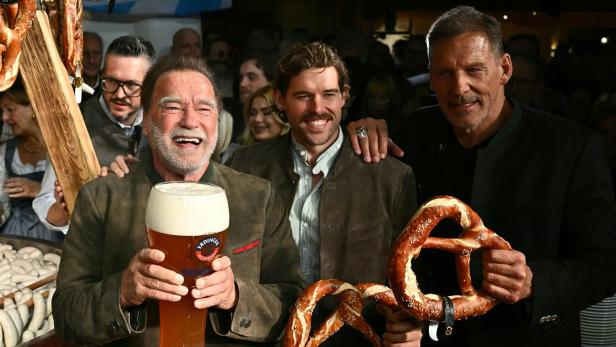 Arnold Schwarzenegger, Christopher und Ralf Moeller