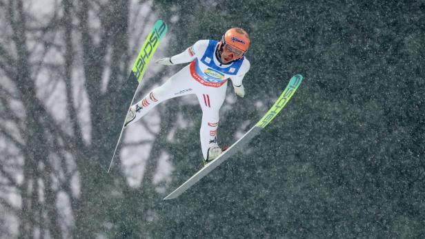 Stefan Kraft bei der Skiflug-WM