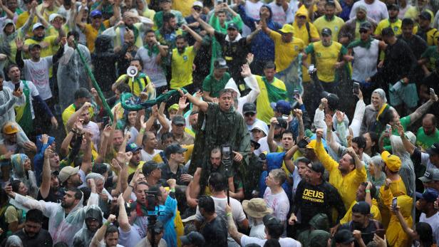 Protest in support of former President Jair Bolsonaro, in Brasilia