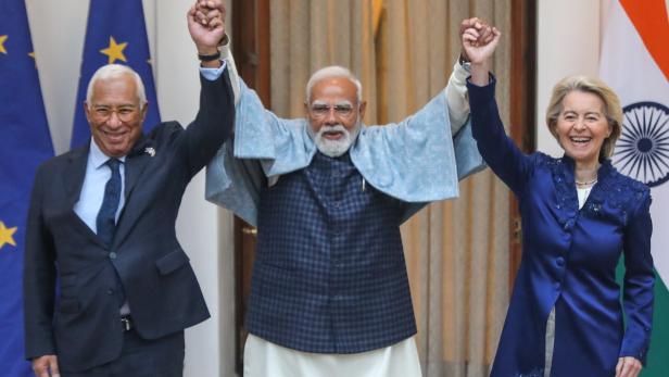 President of the European Commission Ursula von der Leyen visit in India