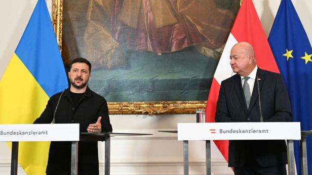 Wolodymyr Selenskyj und Christian Stocker