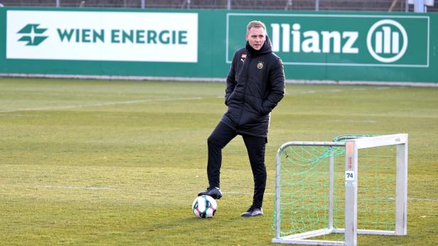 Johannes Hoff Thorup beim Rapid-Training