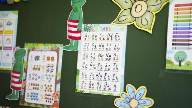 FOTOTERMIN ANL. DES SCHULSTARTS IN WIEN: SCHULKLASSE