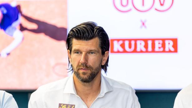 Davis-Cup-Kapitän Jürgen Melzer im KURIER-Medienhaus.