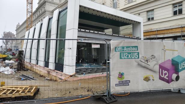 U-Bahnbau U2 U5 Baustelle
