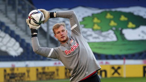 Blau-Weiß-Goalie Mantl hielt einst für Salzburg. 