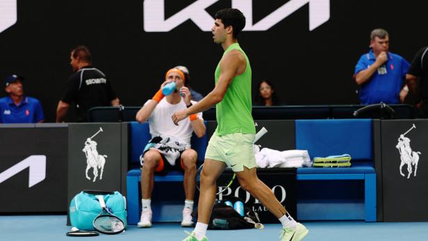 Harter Kampf: Zverev, Alcaraz