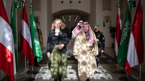 ++ HANDOUT ++ AUSSENMINISTERIN BEATE MEINL-REISINGER IN  SAUDI-ARABIEN: MEINL-REISINGER /  FARHAN AL SAUD