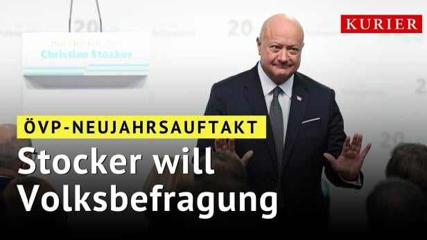 ÖVP-Neujahrsauftakt: Stocker will Volksbefragung