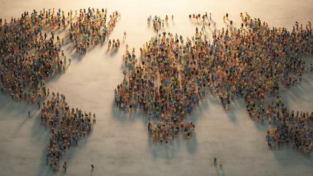 Global Community Gathering Towards the Light