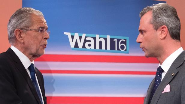 Hofburg-Kandidaten Van der Bellen und Hofer äußern sich zu Spekulationen nicht.