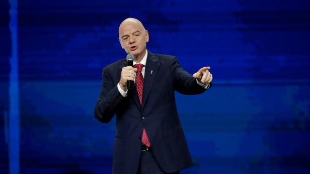 Conmebol celebrates Alejandro Dominguez for his 10th anniversary as head of the organization, in Asuncion