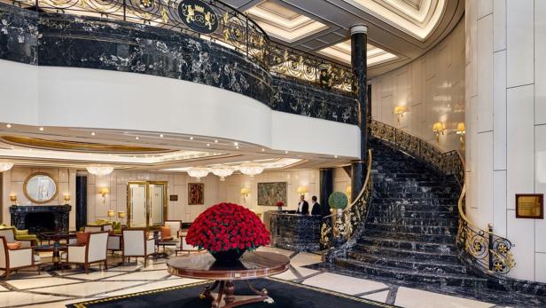 Die Lobby des Breidenbacher Hofs