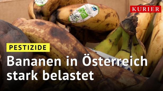 Gefährliche Rückstände: Bananen in Österreich stark belastet
