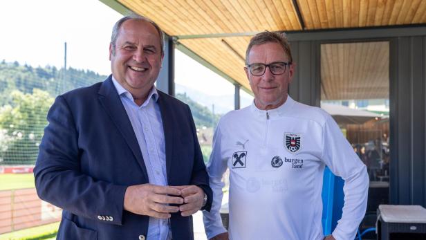 Josef Pröll und Ralf Rangnick