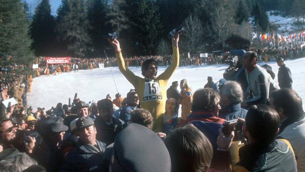 Gefeierter Held: 60.000 Fans jubelten Klammer zu. 