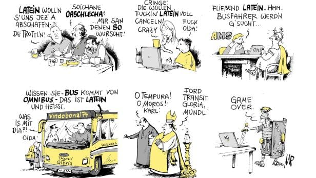 Karikatur von Michael Pammesberger