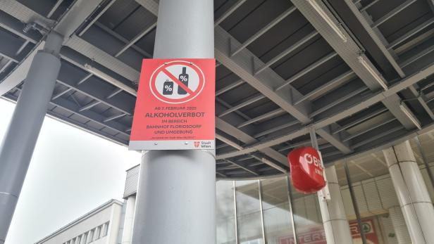 Alkoholverbot, Franz Jonas Platz, Floridsdorf, Alkohol