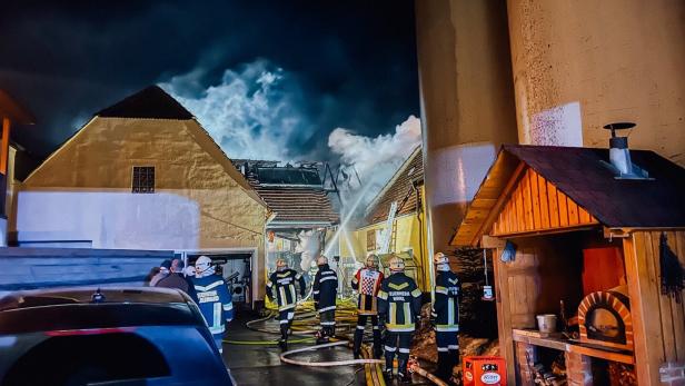 Löscheinsatz der Feuerwehren