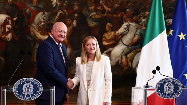 Italian Prime Minister Giorgia Meloni meets Austrian Chancellor Christian Stocker in Rome