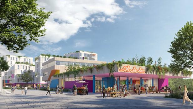 Rendering: Projekt „Oh la laa“ der GEWOG 