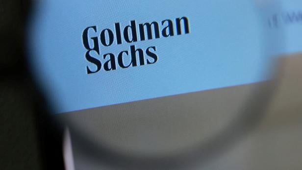 Illustration shows Goldman Sachs logo