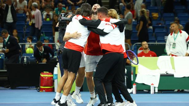 Neunbestes Team der Welt: Das KURIER Austria Davis Cup Team
