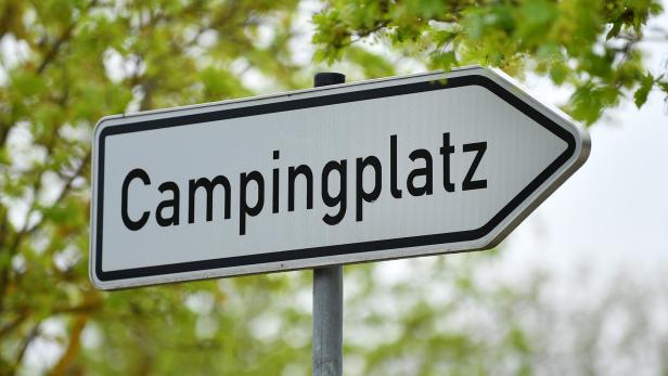 Schild "Campingplatz"