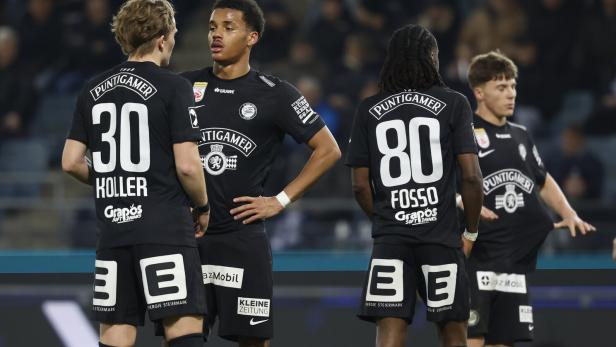 Sturm jubelte zuletzt gegen Ried.