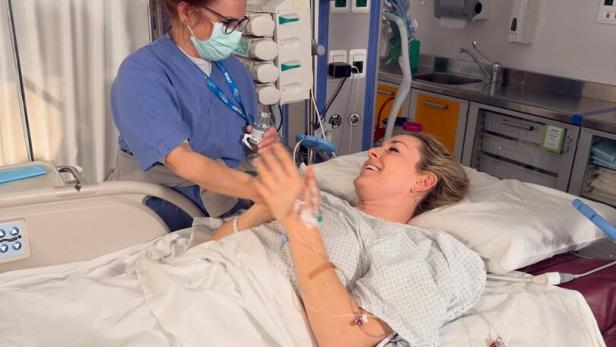 Lindsey Vonn im Krankenhaus