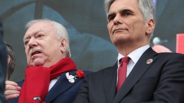 Maiaufmarsch 2016 der SPÖ am Wiener Rathausplatz