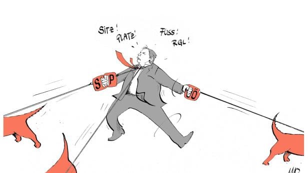 Karikatur Pammesberger über SPÖ
