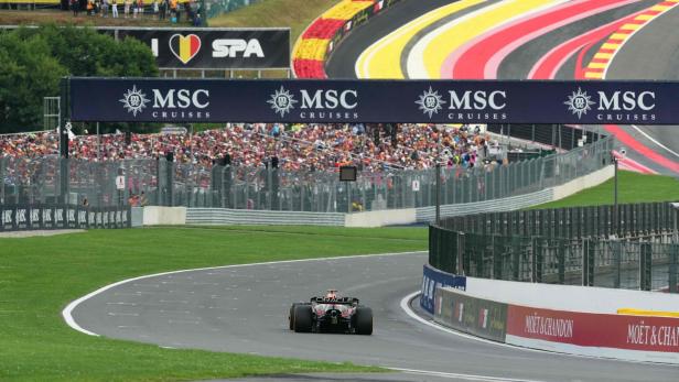 Tolle Kulisse beim Formel-1-Rennen in Spa.