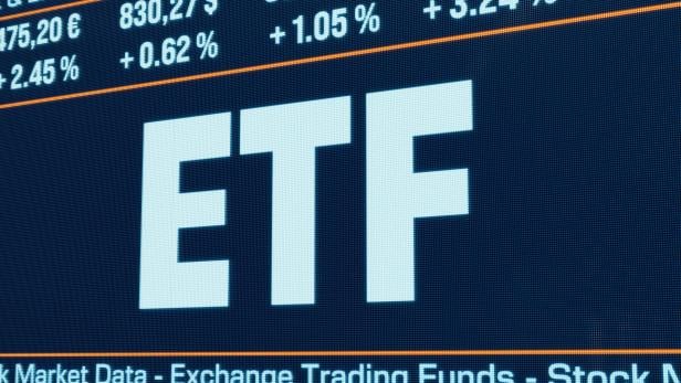 ETF symbol on the display