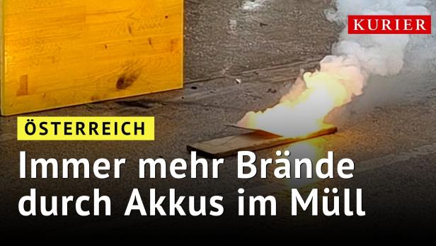 Batterien im Restmüll lösen immer mehr Brände in Österreich aus