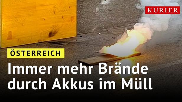 Batterien im Restmüll lösen immer mehr Brände in Österreich aus