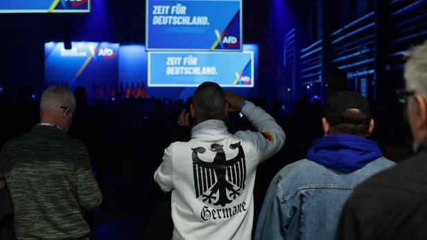 Parteitag der AfD in Halle im Jänner 2025.