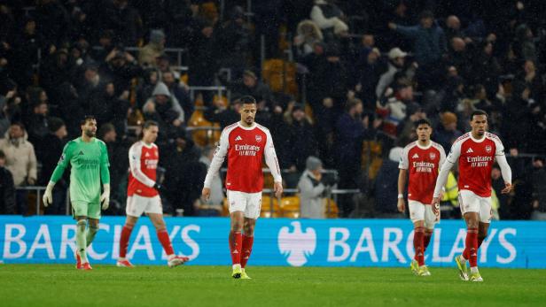 Arsenal spielte bei Wolverhampton nur 2:2