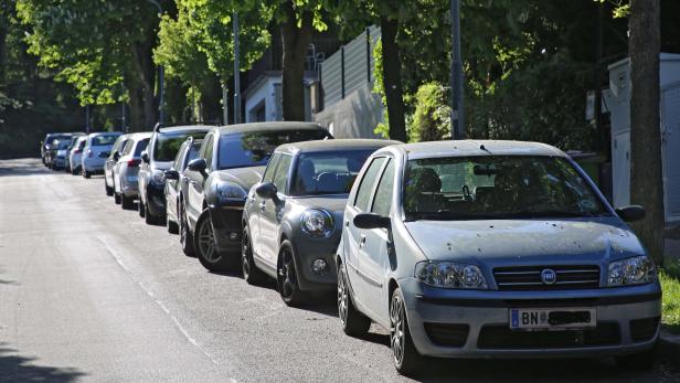 Parkende Autos